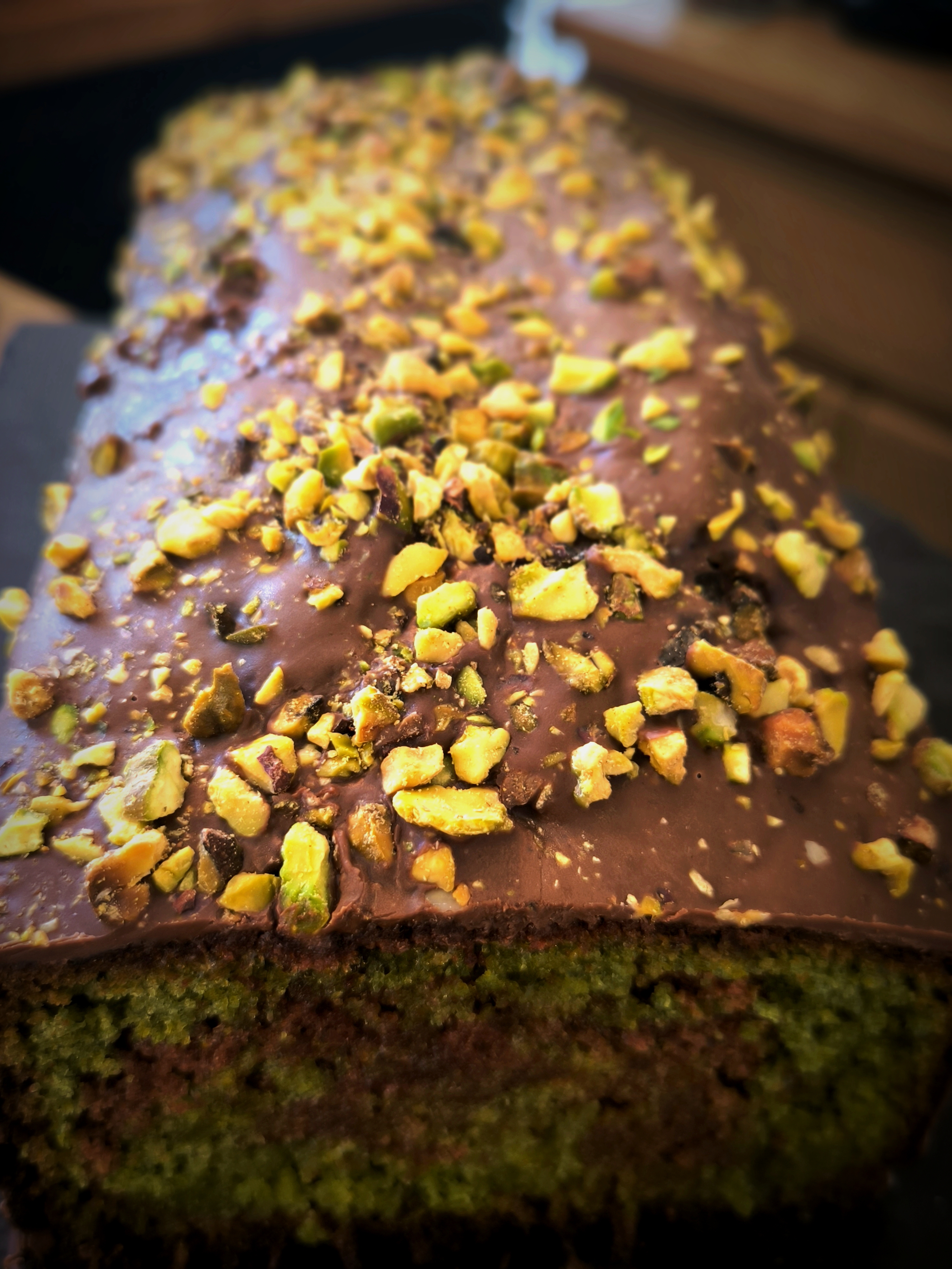 Cake pistache chocolat